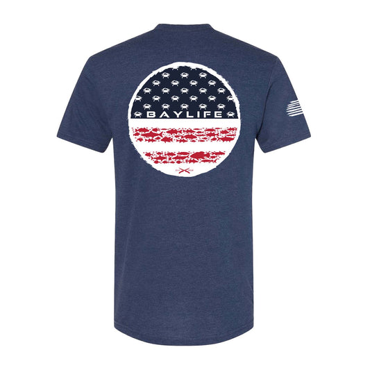 U.S. of Bay | Ultra Soft Comfy Tee | Navy Mist