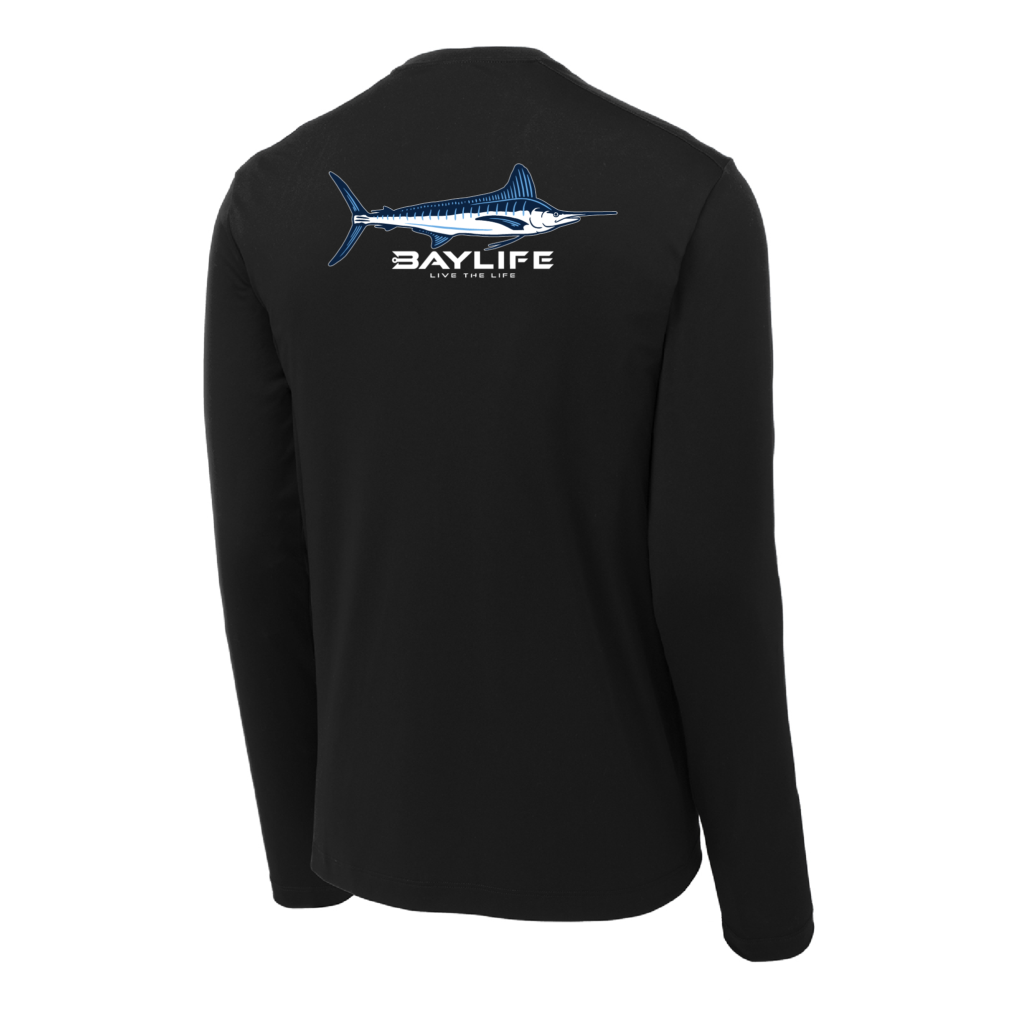 Baylife White Marlin | Performance Fishing Long Sleeve T-Shirt