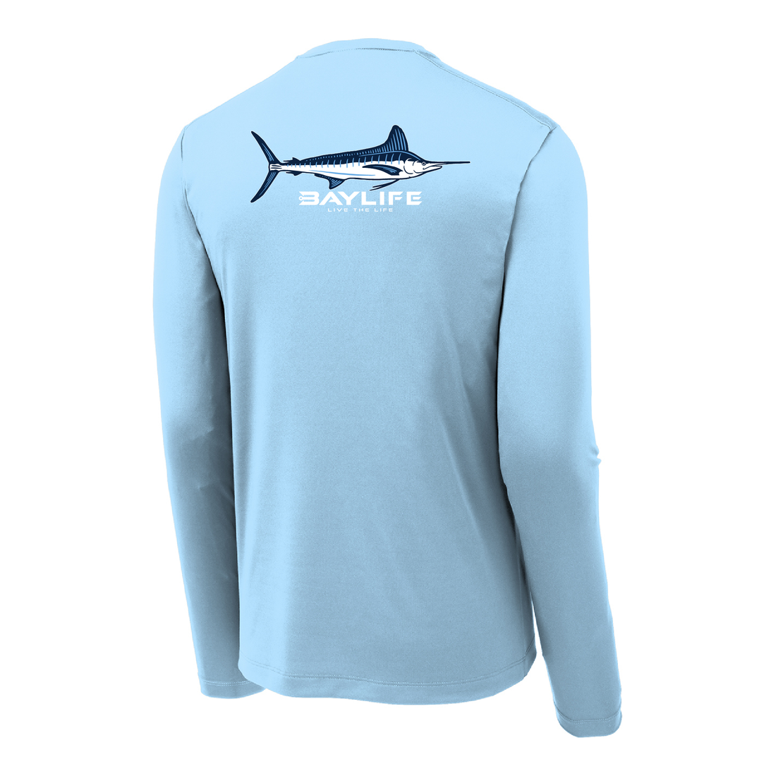 Baylife White Marlin | Performance Fishing Long Sleeve T-Shirt