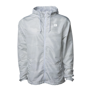 CROSSWINDS WINDBREAKER JACKET - WHITE CAMO