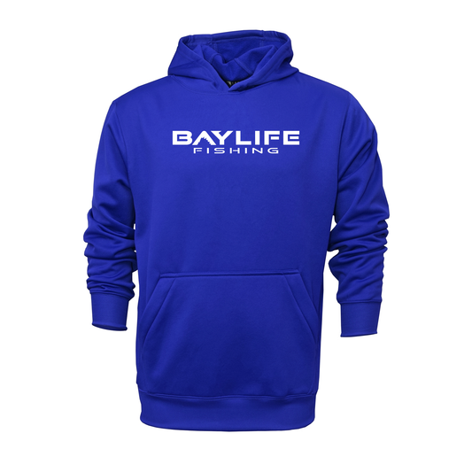 YOUTH BAY LIFE FISHING PERFORMANCE FLEECE HOODIE | ROYAL BLUE