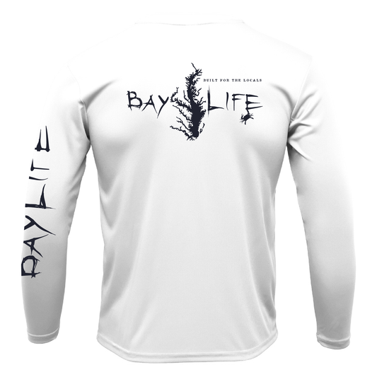 THE CHESAPEAKE PERFORMANCE FISHING LONG SLEEVE SHIRT | WHITE