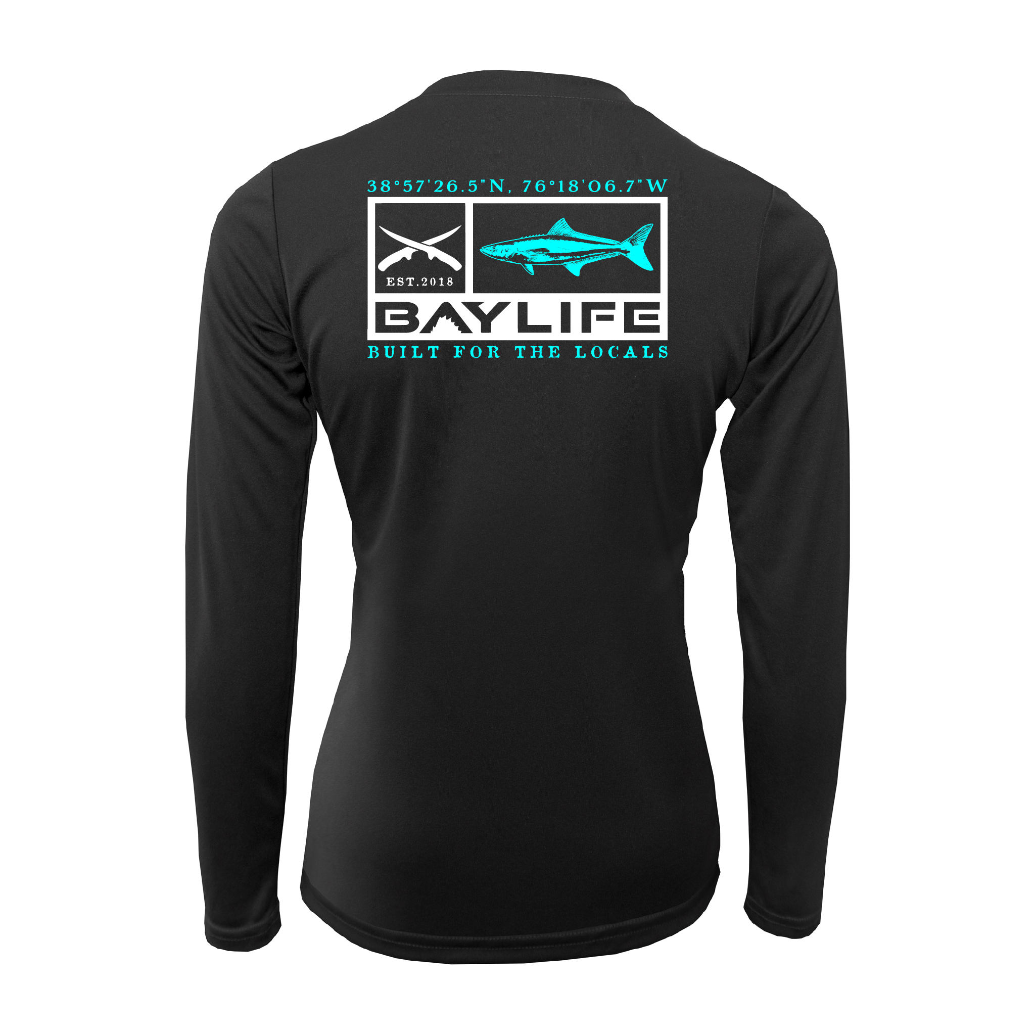 LADIES KIPTOPEKE COBIA PERFORMANCE FISHING LONG SLEEVE SHIRT