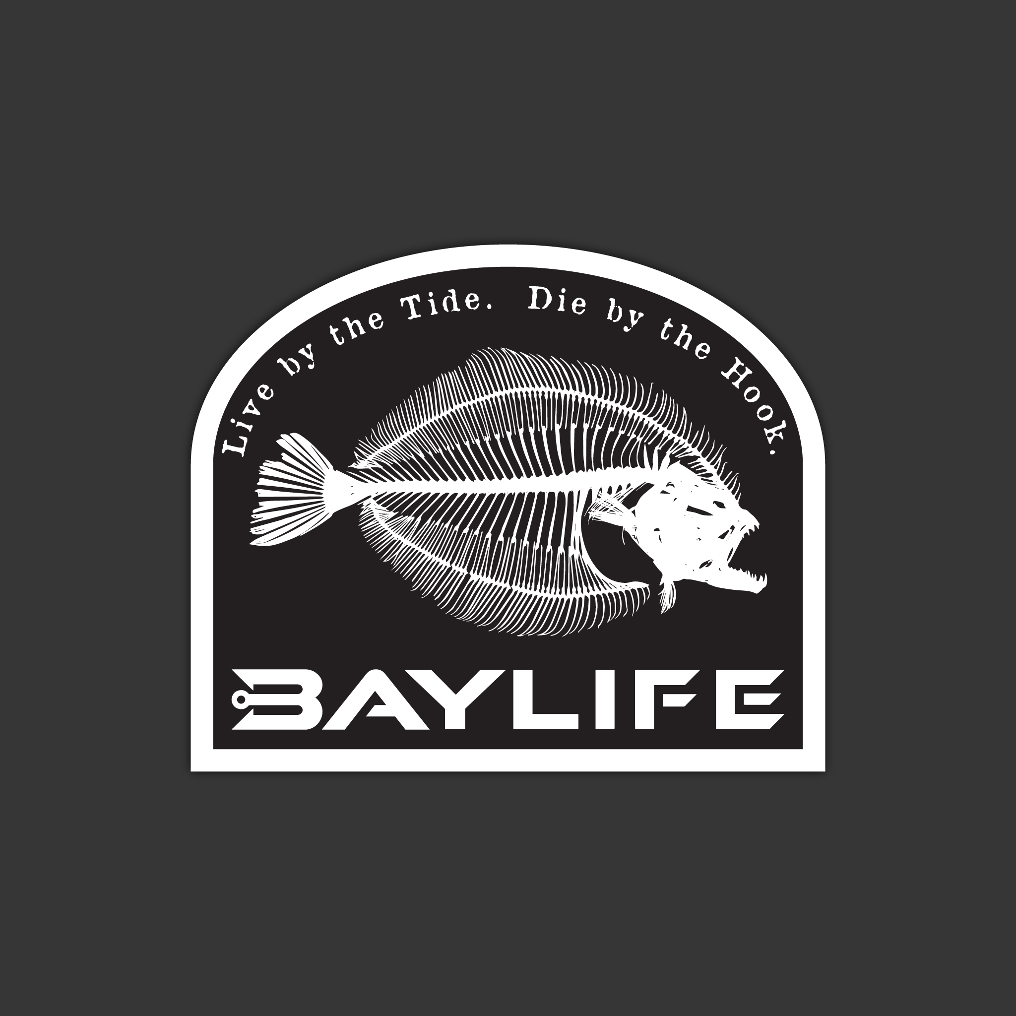 Bay Life Sticker | Flounder