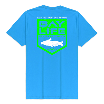 GET FISH OR DIE TRYIN' CATFISH PREMIUM SHORT SLEEVE SHIRT