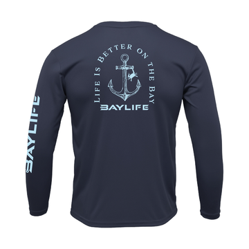 LIFE IS BETTER ON THE BAY PERFORMANCE LONG SLEEVE