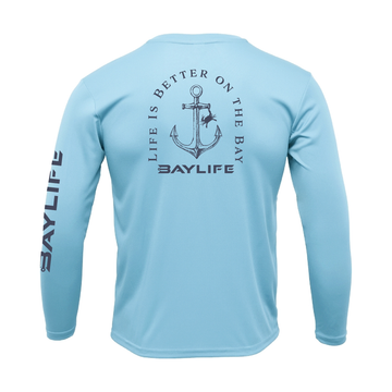 LIFE IS BETTER ON THE BAY UPF 50+ PERFORMANCE SUN SHIRT