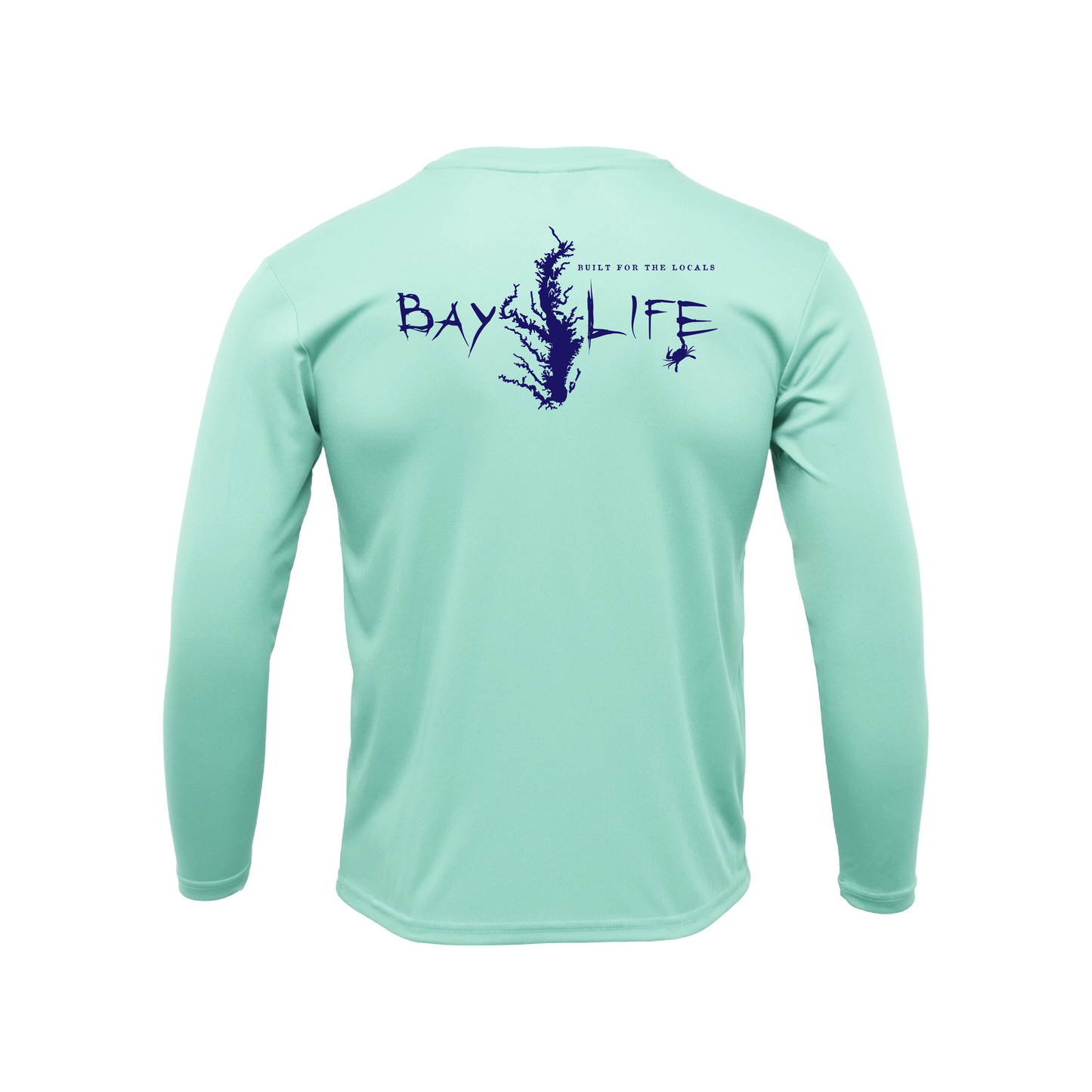 THE CHESAPEAKE YOUTH PERFORMANCE FISHING LONG SLEEVE SHIRT | SEAFOAM